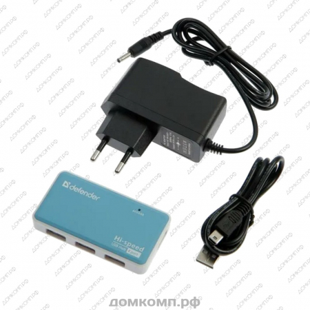 USB-разветвитель DEFENDER QUADRO POWER недорого. домкомп.рф